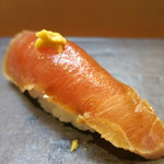 25年12月　鰤づけ　辛子醤油　握り