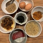 おが和 - ご飯に載せる具材8種類