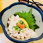 千寿司 - 白子ポン酢