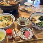 Kamoya - 海老とじ天丼ところ蕎麦