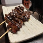 Yakitori Ootaya - レバー、うまくて大きかった