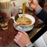 麺や 庄の - 先輩食べ中ですm(_ _)m