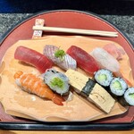 しほう田 - にぎり寿司ランチ…1100円(税込)※2024年より1300円