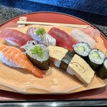 しほう田 - にぎり寿司ランチ…1100円(税込)※2024年より1300円