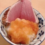 木挽町 とも樹 - 大根おろしでいただきました