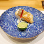新ばし 星野 - 「焼物」白甘鯛の松笠焼き