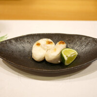 新ばし 星野 - 「焼物」天然とら河豚の白子焼き