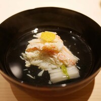 新ばし 星野 - 「椀物」松葉蟹の椀物