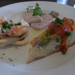 パッキア・ディ・マーレ - Bランチ（１５００円）の前菜３種