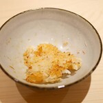 新ばし 星野 - お焦げ