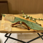 鮨乃悠家 - 穴子の炙り