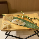 鮨乃悠家 - 烏賊の炙り　レモン塩