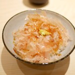 新ばし 星野 - 鰹節掛けご飯