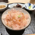 新ばし 星野 - 鰹節掛けご飯