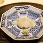 新ばし 星野 - 「造り」鯛昆布締め