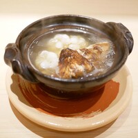 新ばし 星野 - 「鍋物」鱧と松茸の鍋