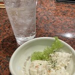 浪花ろばた 八角 - チューハイ＆ポテトサラダ