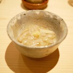 新ばし 星野 - 「一品」根芋の吉野葛煮 2020年