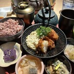 地下食堂mogura - ホタテフライの定食