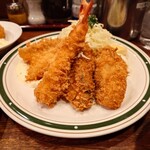 かつれつ四谷たけだ - カキミックス定食