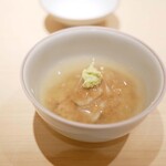 新ばし 星野 - 「蒸物」白甘鯛と栗蒸し 2020年10月