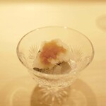 新ばし 星野 - 「造り」〆小肌、辛味大根おろし 2020年10月