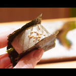 鮨 つぼみ - 鯖の棒鮨