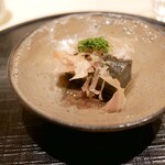 新ばし 星野 - 「冷物」茄子煮浸しと山椒 2021年5月