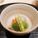 新ばし 星野 - 「煮物」五種盛 2021年5月