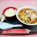 亀福食堂 - 2024年２月　ラーメンライス