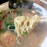 白馬童子 - 麺は柔らか玉子麺(*^^*)