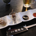 うなぎ屋酒坊・画荘 越後屋 - ８０００円のコースです