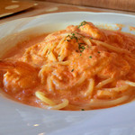 イタリア料理 グランカッロ - 海老のトマトクリームソース
