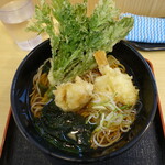 名代 箱根そば - のどぐろ帆立天ぷら（660円）