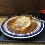 名代 富士そば - カレーかつ丼