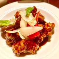 過門香 銀座本店 - 黒酢の酢豚セット