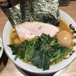 ラーメン 野良裏家 - 並ほうれん草半熟味玉