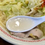 茨城タンメン カミナリ - スープ