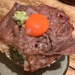 立呑み とだか - 牛ご飯1,500円