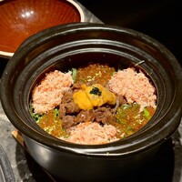 北新地焼肉 きらく - 究極の和牛釜飯ご飯