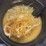 こむぎや - ネギ味噌ラーメン　上から