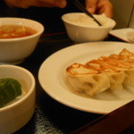 鉄飯碗餃子本舗 - 餃子定食 500円