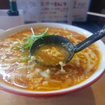 麺匠 うなり - 酸味の効いたスープ