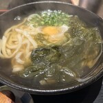 うどん日和 - 月見昆布うどん