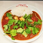 Gansomabokaresemmontemmabokari - 麻婆カレー、パクチー追加、2辛、痺れ増し 1380円