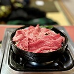 Sukiyaki Kimura - 肉も入れた