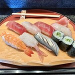 しほう田 - にぎり寿司ランチ…1100円(税込)※2024年より1300円