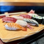 しほう田 - にぎり寿司ランチ…1100円(税込)※2024年より1300円