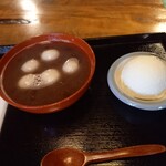 甘味処 柴ふく - お汁粉とアイスクリーム