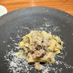 luogo - 自家製鶏サルシッチャ　手打ちタリアテッレ